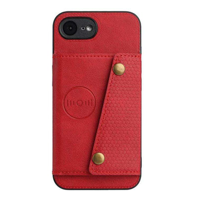 Double Buckle Card Slots PU + TPU Phone Case MyMobile