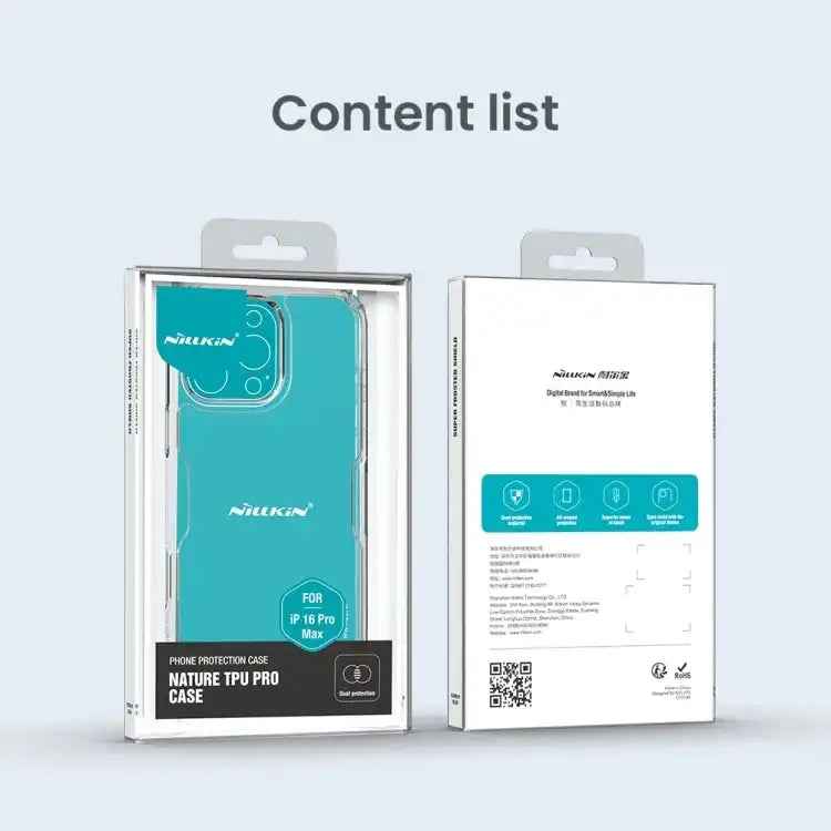 NILLKIN Ultra Clear PC + TPU Phone Case