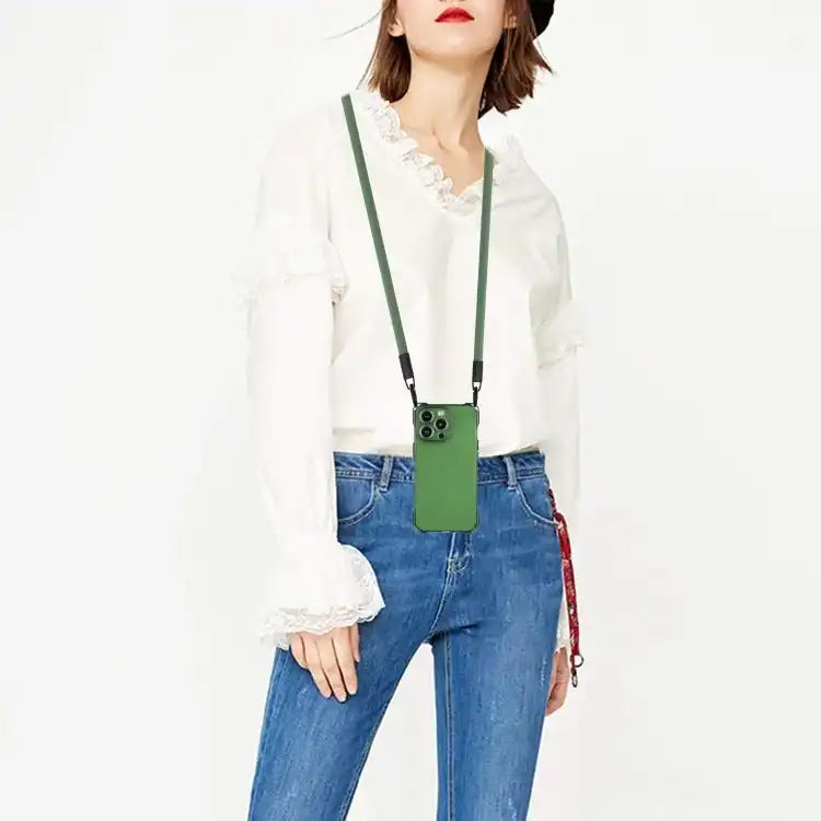 Four-corner Shockproof TPU Phone Case with Lanyard MyMobile