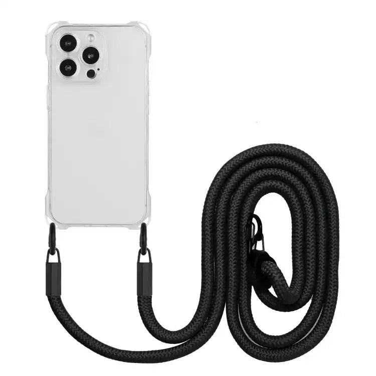 Four-corner Shockproof TPU Phone Case with Lanyard MyMobile