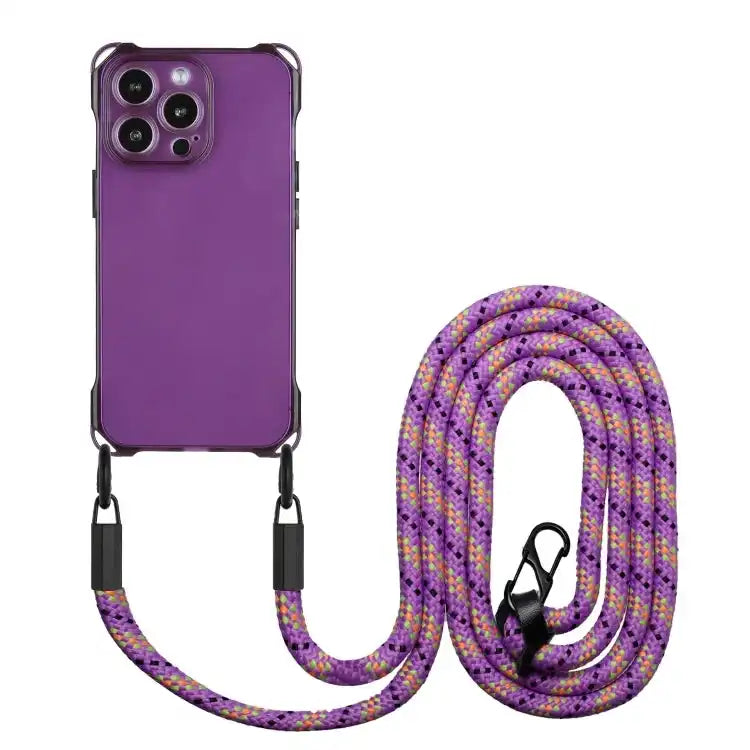 Four-corner Shockproof TPU Phone Case with Lanyard MyMobile