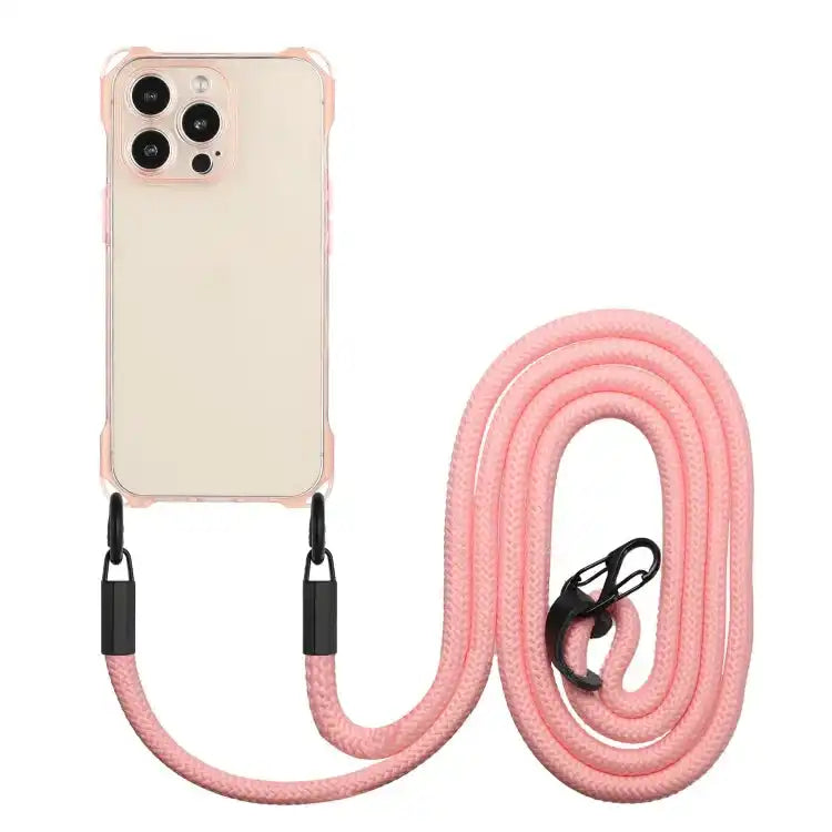 Four-corner Shockproof TPU Phone Case with Lanyard MyMobile