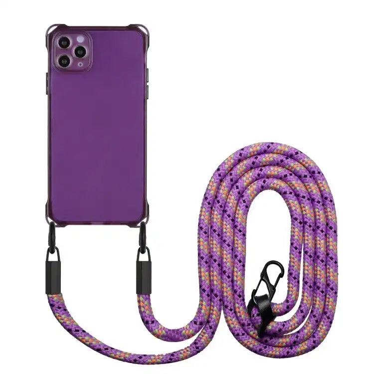 Four-corner Shockproof TPU Phone Case with Lanyard MyMobile