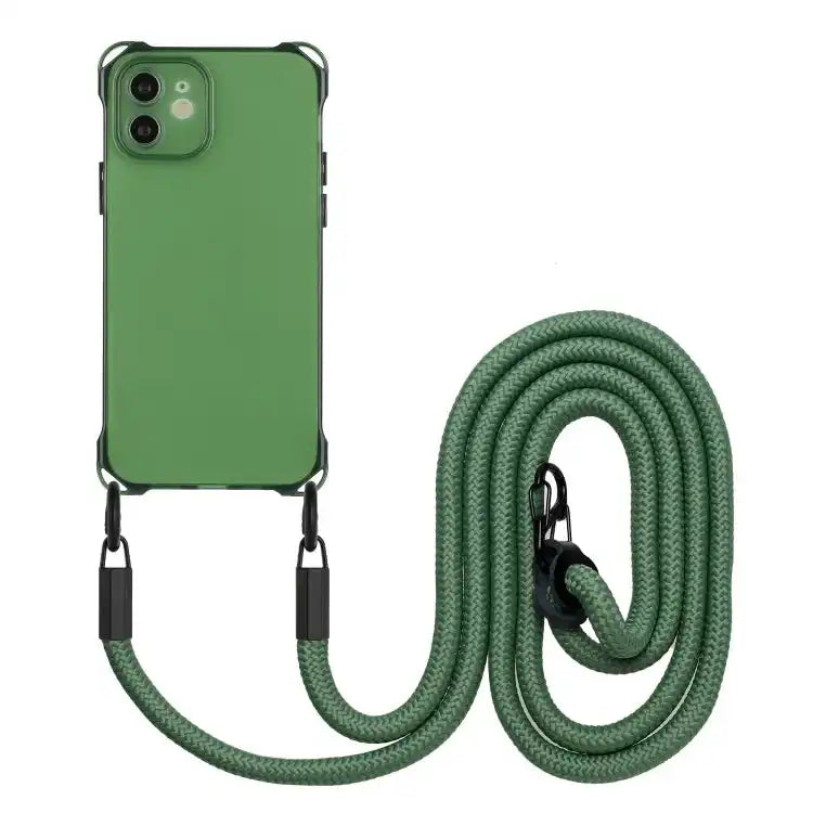 Four-corner Shockproof TPU Phone Case with Lanyard MyMobile