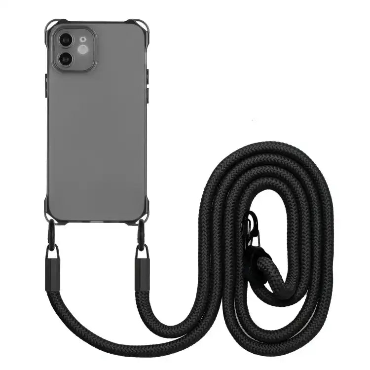 Four-corner Shockproof TPU Phone Case with Lanyard MyMobile