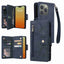 Rivet Buckle 9 Cards Three Fold Leather Phone Case MyMobile
