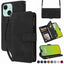Crossbody Multi-card Slot Wallet Zipper Leather Phone Case MyMobile