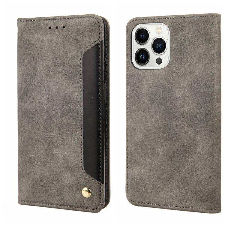 Skin Feel Splicing Leather Phone Case MyMobile