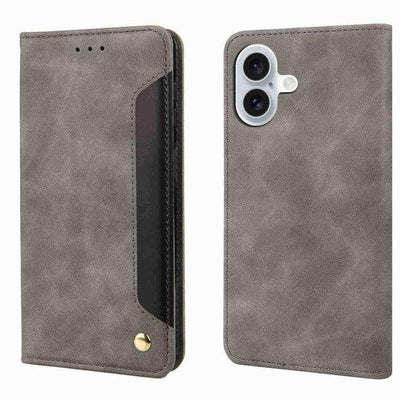 Skin Feel Splicing Leather Phone Case MyMobile