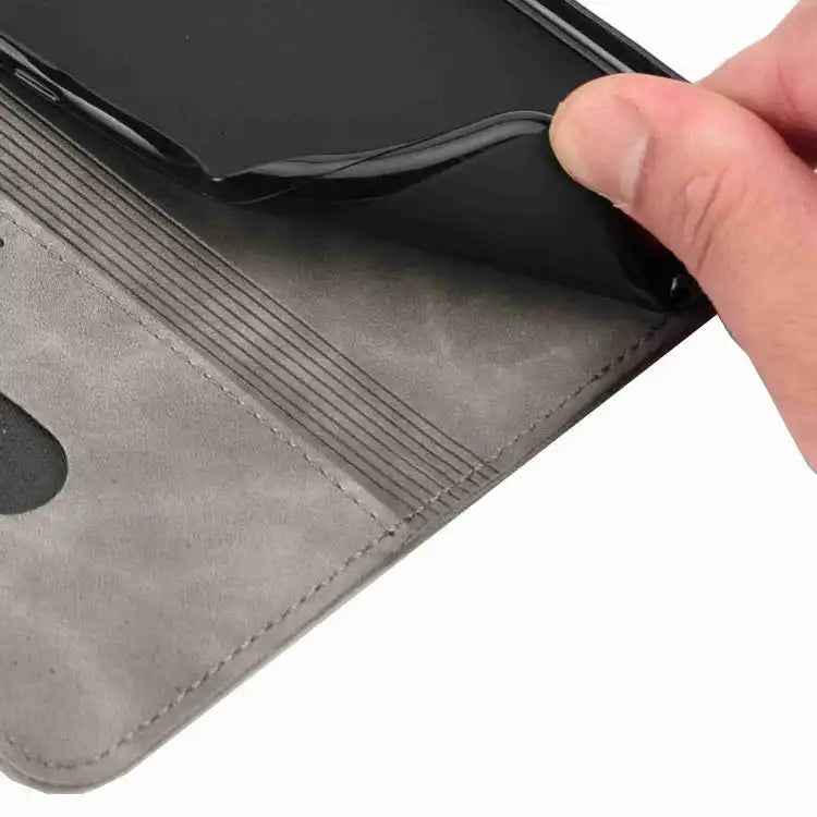 Skin Feel Splicing Leather Phone Case