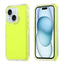 Dreamland 3 in 1 Solid Color Transparent Frame PC + TPU Phone Case