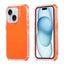 Dreamland 3 in 1 Solid Color Transparent Frame PC + TPU Phone Case