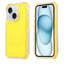 Dreamland 3 in 1 Solid Color Transparent Frame PC + TPU Phone Case