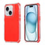 Dreamland 3 in 1 Solid Color Transparent Frame PC + TPU Phone Case