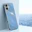 XINLI Straight Edge 6D Electroplate TPU Phone Case
