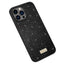 SULADA Glittery PC Hybrid TPU Handmade Leather Phone Case