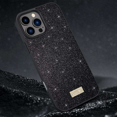 SULADA Glittery PC Hybrid TPU Handmade Leather Phone Case MyMobile