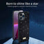 SULADA Glittery PC Hybrid TPU Handmade Leather Phone Case