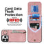 Retro Ring and Zipper RFID Card Slot Phone Case