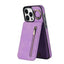 Retro Ring and Zipper RFID Card Slot Phone Case