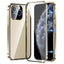 Magnetic Double-buckle HD Tempered Glass Phone Case