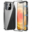 Magnetic Double-buckle HD Tempered Glass Phone Case