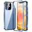 Magnetic Double-buckle HD Tempered Glass Phone Case