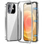 Magnetic Double-buckle HD Tempered Glass Phone Case