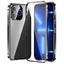 Magnetic Double-buckle HD Tempered Glass Phone Case