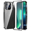 Magnetic Double-buckle HD Tempered Glass Phone Case