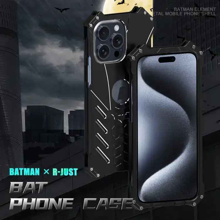 R-JUST Batman Hollow Metal Phone Protective Case