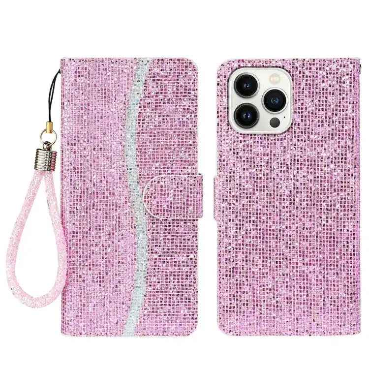 Glitter Powder Filp Leather Phone Case