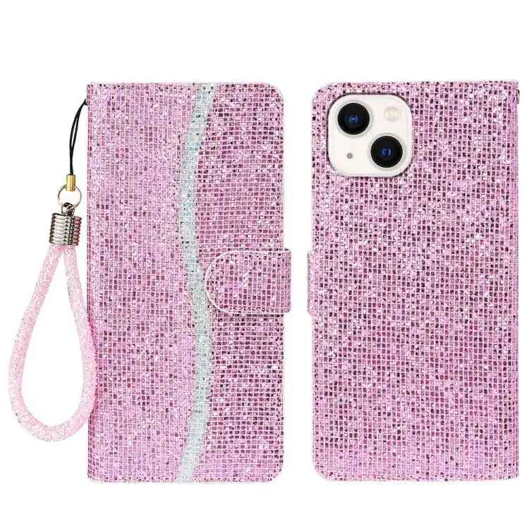 Glitter Powder Filp Leather Phone Case