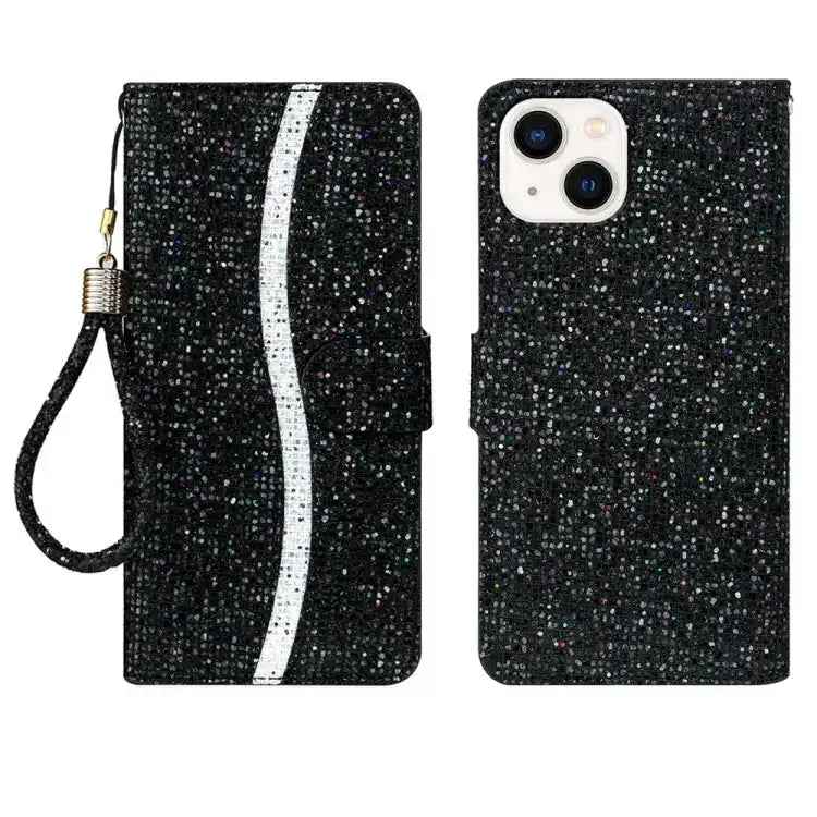 Glitter Powder Filp Leather Phone Case