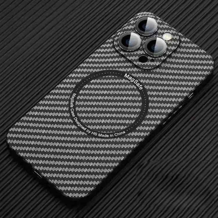MagSafe Magnetic PC Carbon Fiber Phone Case with Lens Film