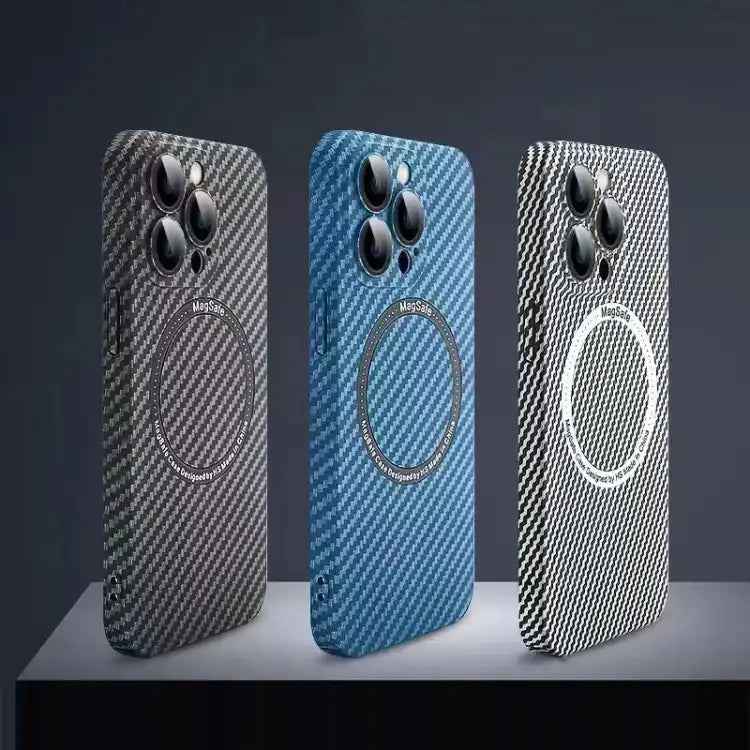 MagSafe Magnetic PC Carbon Fiber Phone Case with Lens Film