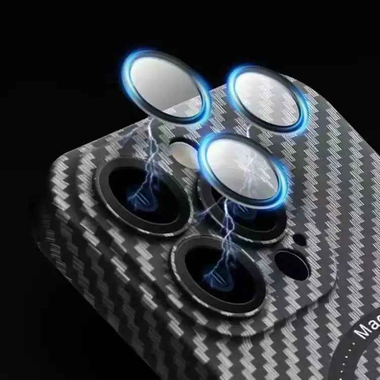 MagSafe Magnetic PC Carbon Fiber Phone Case with Lens Film