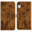 Butterfly Cat Embossing Flip Leather Phone Case