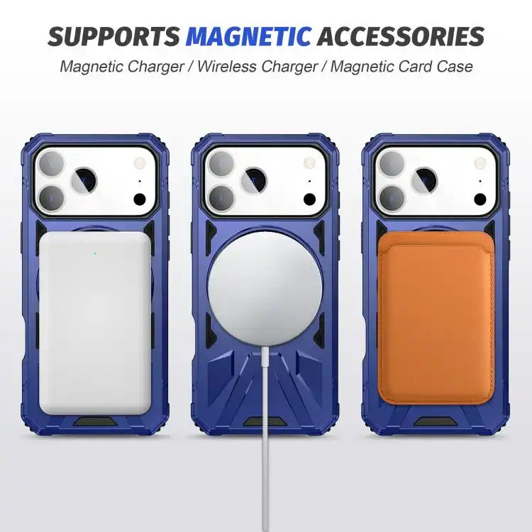 MagSafe Magnetic Shockproof Phone Case with Ring Holder
