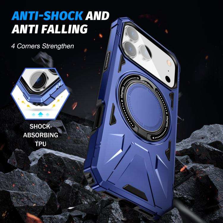 MagSafe Magnetic Shockproof Phone Case with Ring Holder