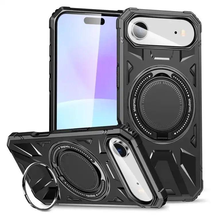 MagSafe Magnetic Shockproof Phone Case with Ring Holder