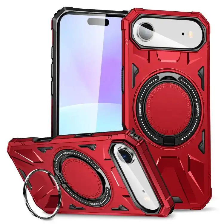 MagSafe Magnetic Shockproof Phone Case with Ring Holder
