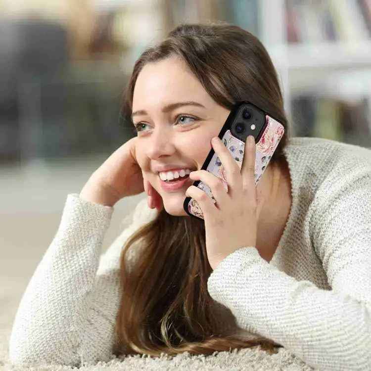 Printed Double Buckle RFID Anti-theft Phone Case