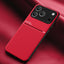 Classic Tilt Strip Grain Magnetic Shockproof PC + TPU Phone Case