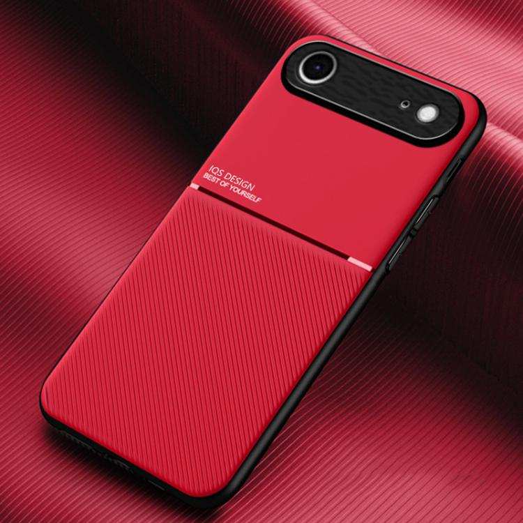 Classic Tilt Strip Grain Magnetic Shockproof PC + TPU Phone Case