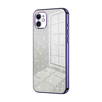 Gradient Glitter Powder Electroplated Phone Case