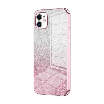 Gradient Glitter Powder Electroplated Phone Case