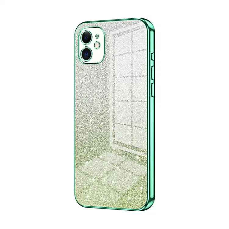 Gradient Glitter Powder Electroplated Phone Case