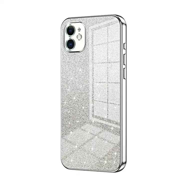 Gradient Glitter Powder Electroplated Phone Case