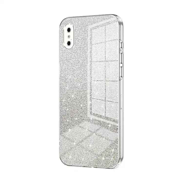 Gradient Glitter Powder Electroplated Phone Case